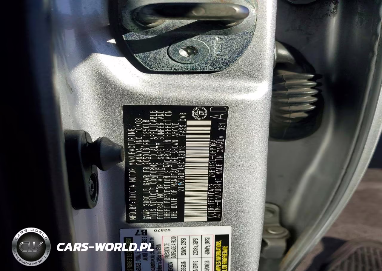 2009 Toyota Matrix Base VIN:2T1KU40E49C143018 - 12