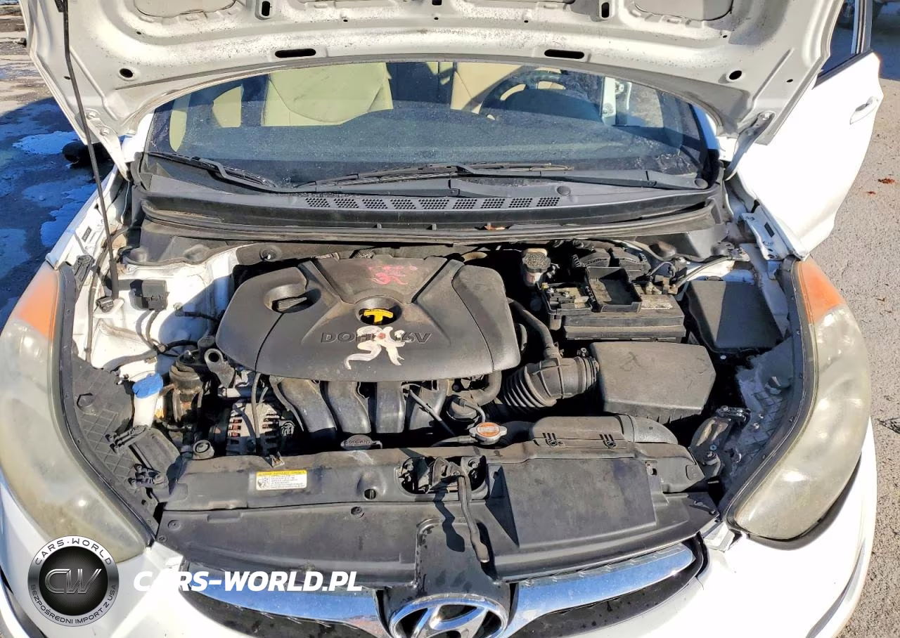 2012 Hyundai Elantra Gls VIN:5NPDH4AE2CH137153 - 11