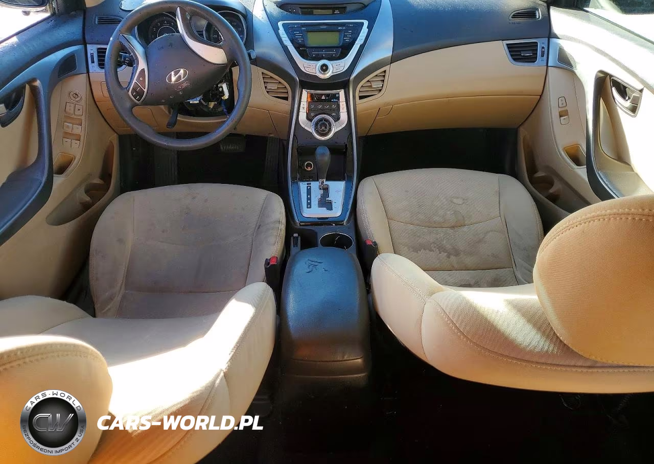 2012 Hyundai Elantra Gls VIN:5NPDH4AE2CH137153 - 8