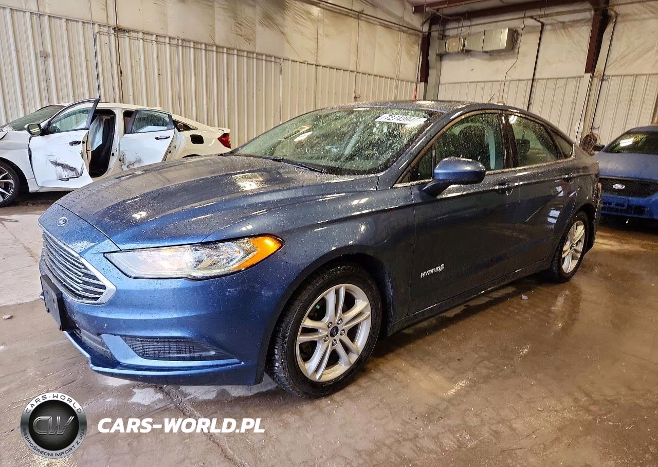 2018 Ford Fusion Se Hybrid VIN:3FA6P0LU9JR232396 - 1