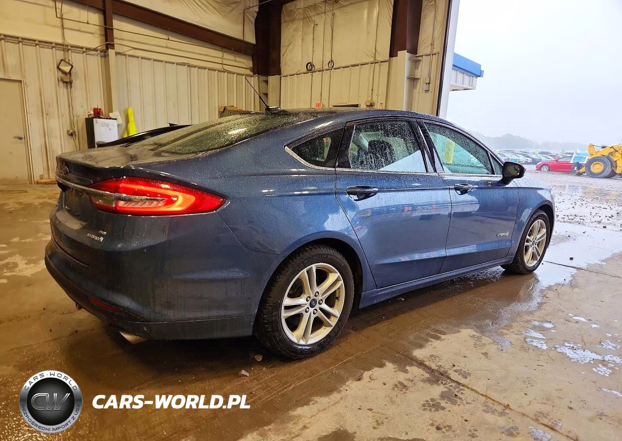 2018 Ford Fusion Se Hybrid VIN:3FA6P0LU9JR232396 - 3