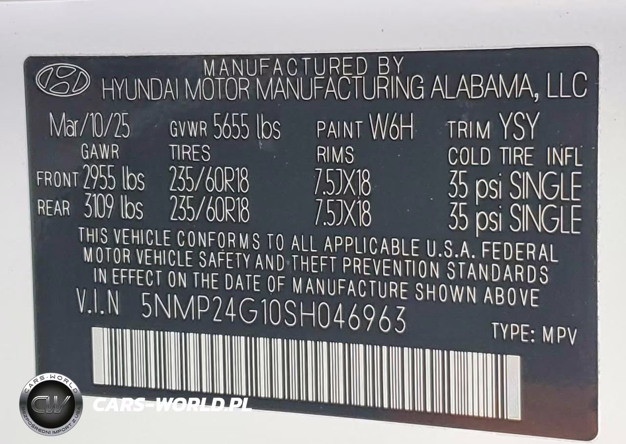 2025 Hyundai Santa Fe Sel VIN:5NMP24G10SH046963 - 14