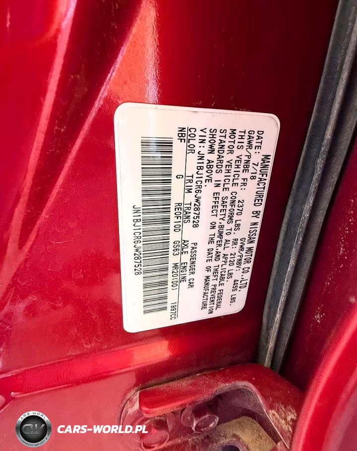 2018 Nissan Rogue Sport S VIN:JN1BJ1CR6JW287528 - 10
