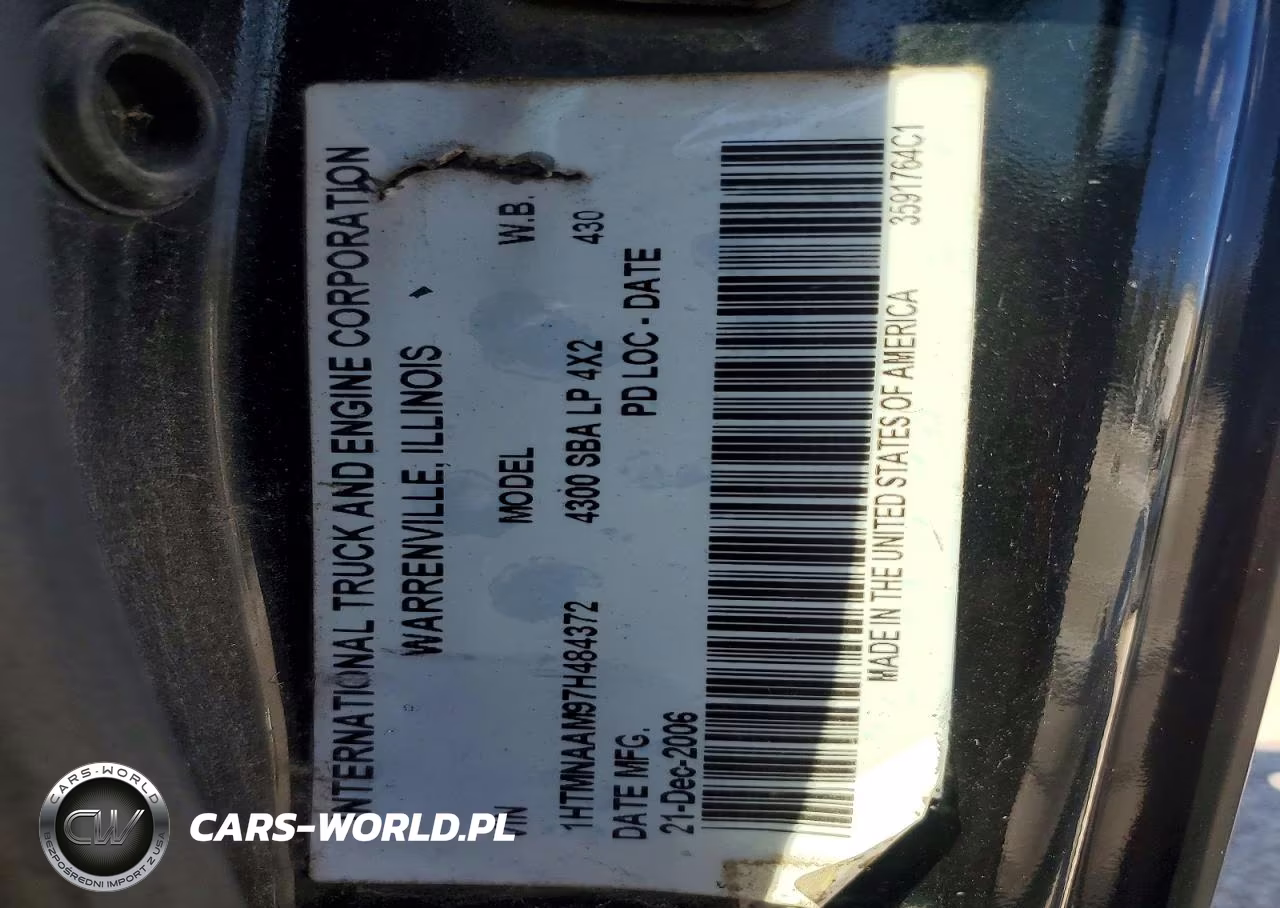 2007 International 4000 4300 VIN:1HTMNAAM97H484372 - 11