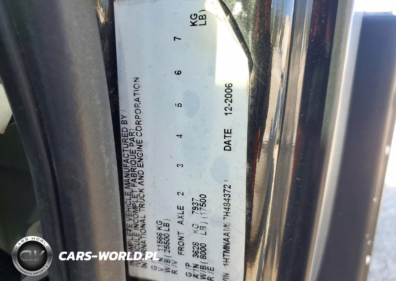 2007 International 4000 4300 VIN:1HTMNAAM97H484372 - 12
