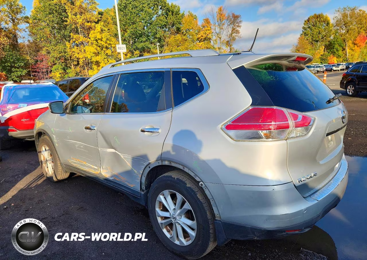 2015 Nissan Rogue Sv VIN:KNMAT2MV7FP557260 - 2