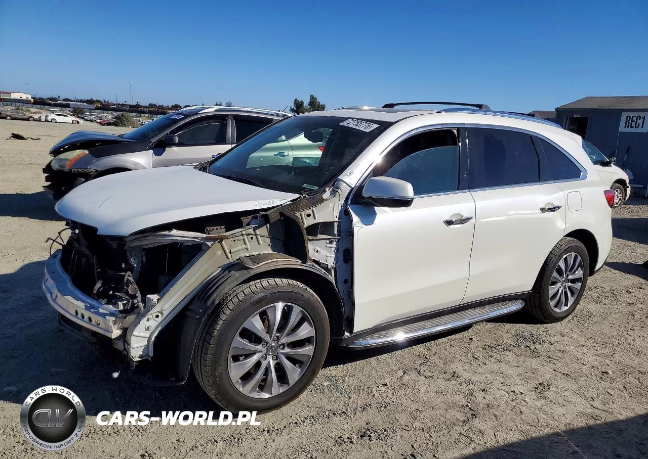 2015 Acura Mdx Technology VIN:5FRYD4H47FB021720 - 1