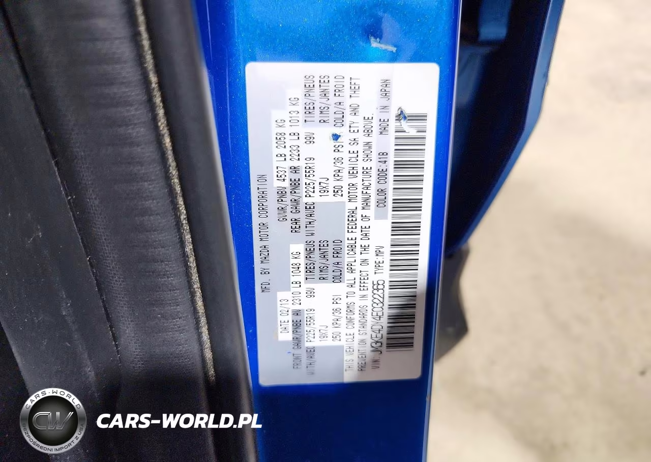 2014 Mazda Cx-5 Gt VIN:JM3KE4DY4E0322365 - 13