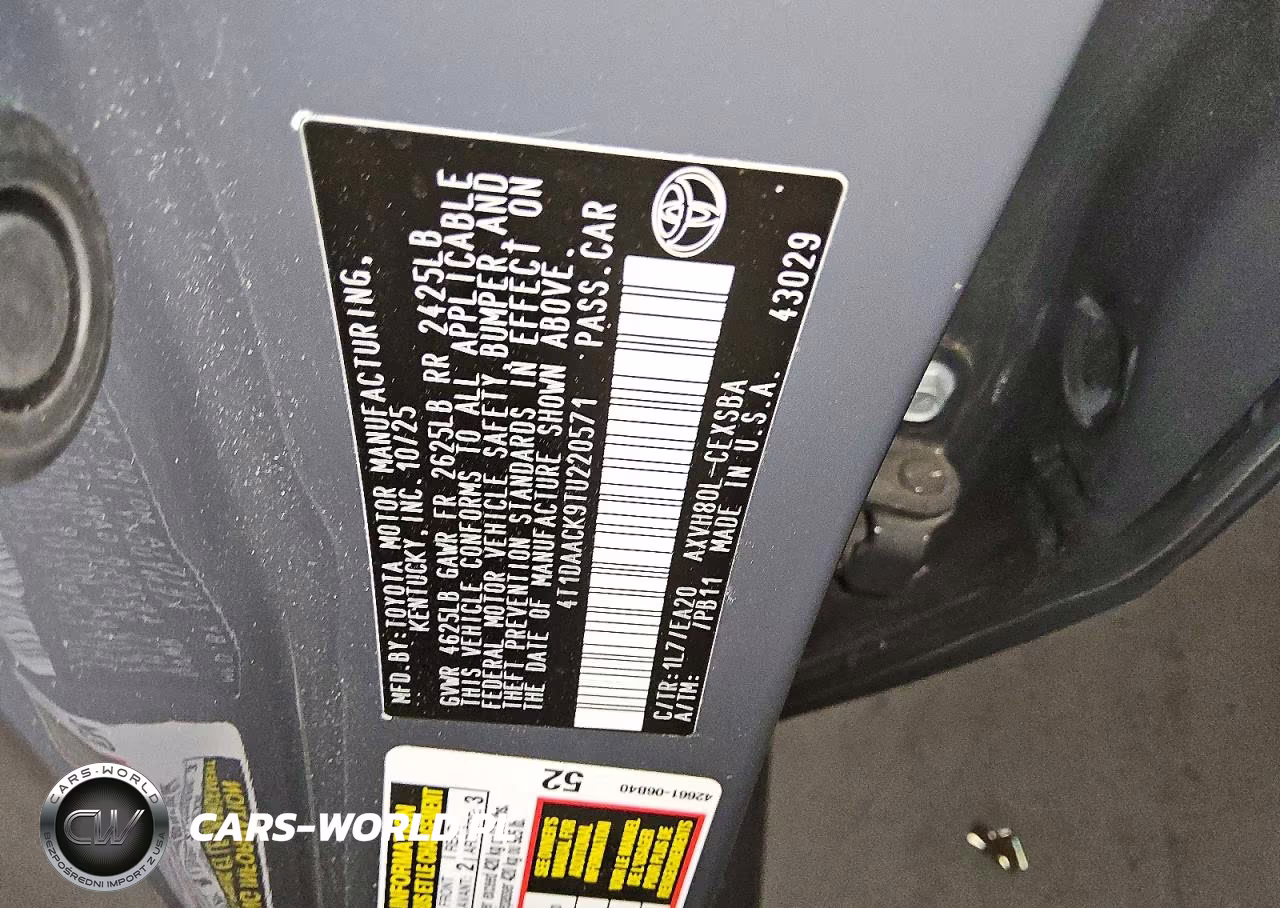 2026 Toyota Camry Se VIN:4T1DAACK9TU220571 - 12