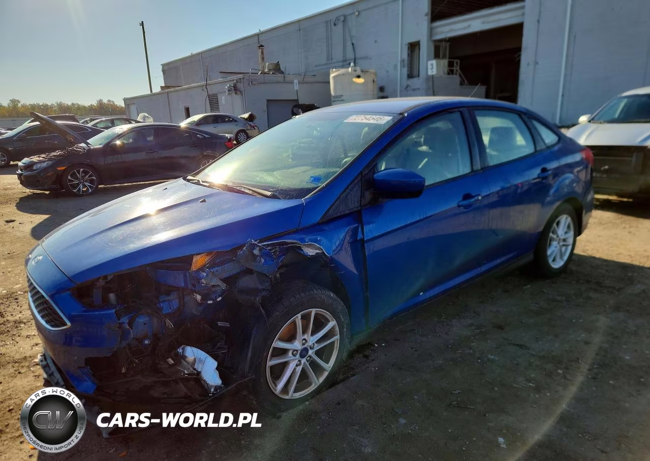 2018 Ford Focus Se VIN:1FADP3F27JL202122 - 1