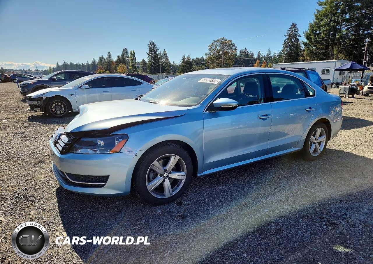 2012 Volkswagen Passat Se VIN:1VWBP7A3XCC061457 - 1