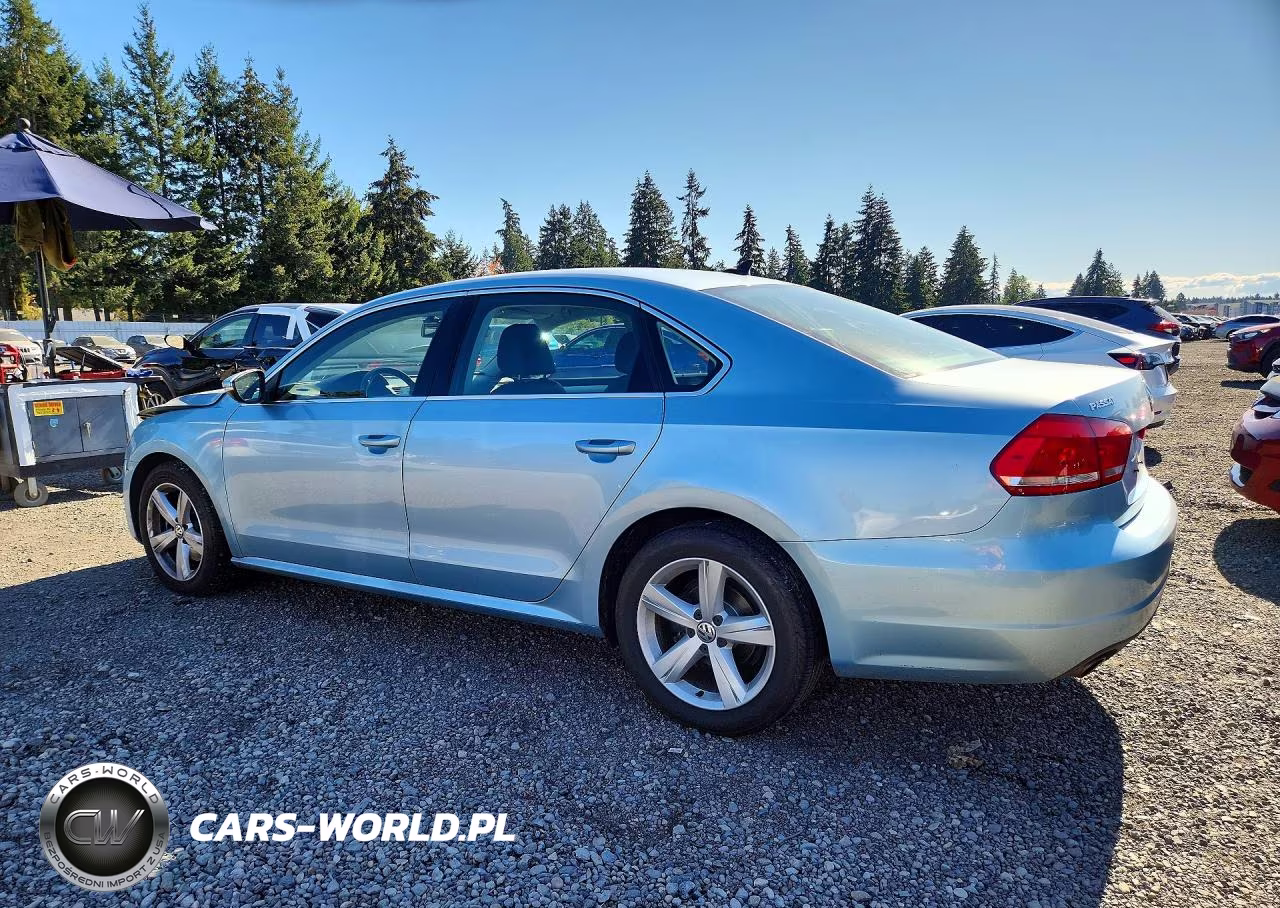2012 Volkswagen Passat Se VIN:1VWBP7A3XCC061457 - 2