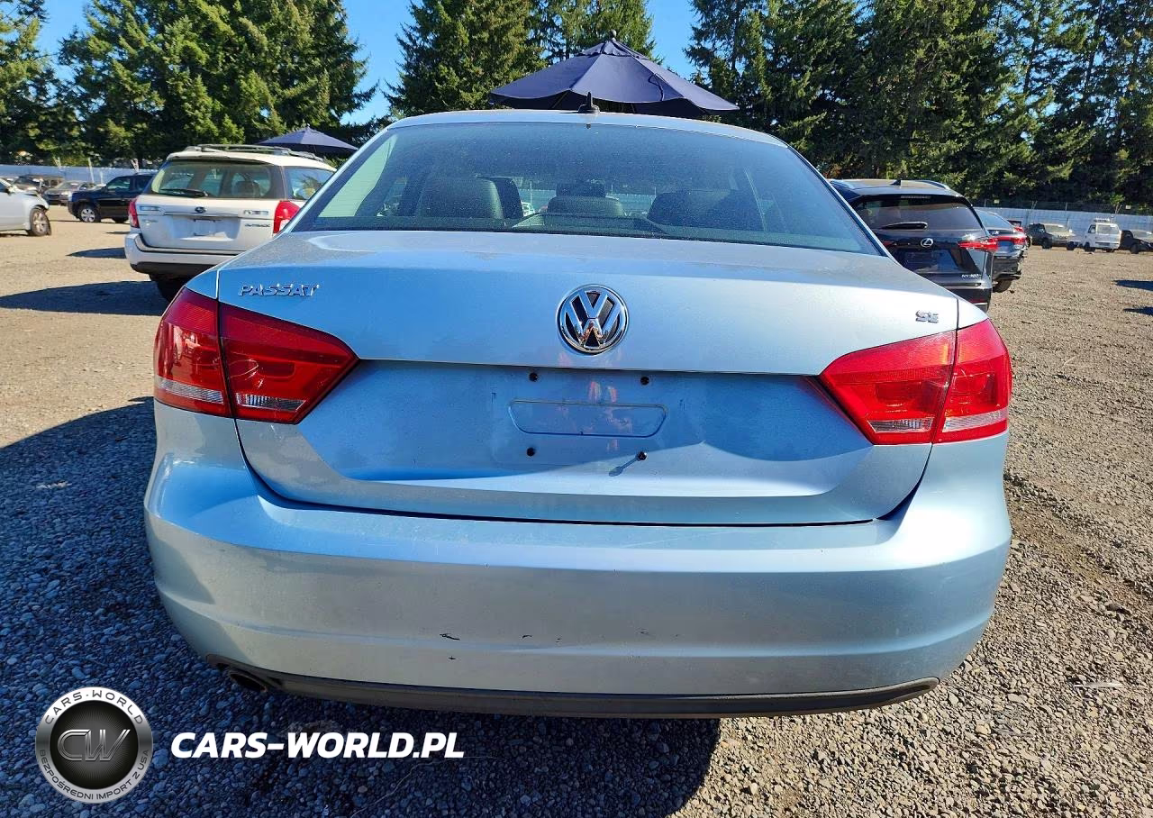 2012 Volkswagen Passat Se VIN:1VWBP7A3XCC061457 - 6