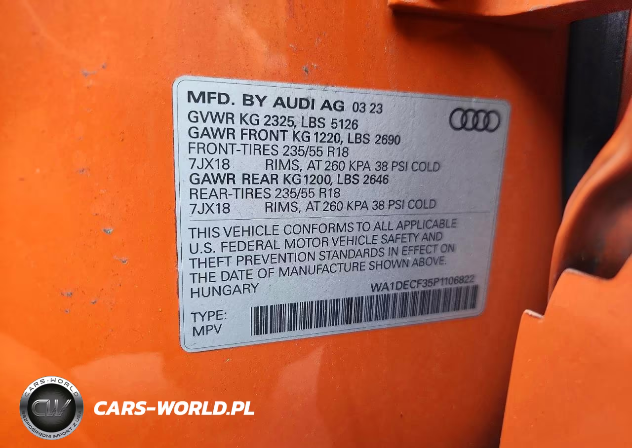2023 Audi Q3 Premium S Line 45 VIN:WA1DECF35P1106822 - 13