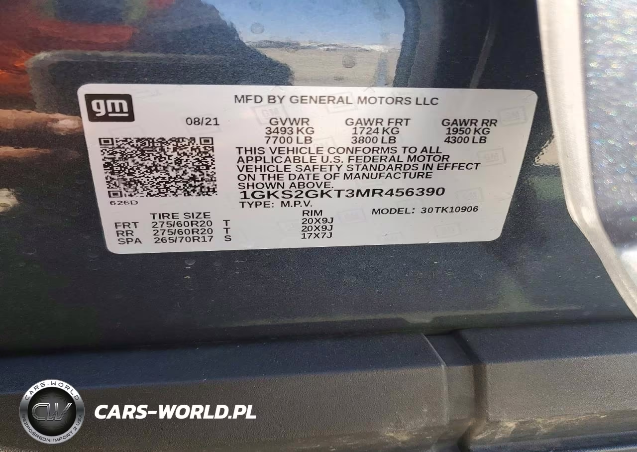 2021 GMC Yukon Xl K1500 Slt VIN:1GKS2GKT3MR456390 - 13
