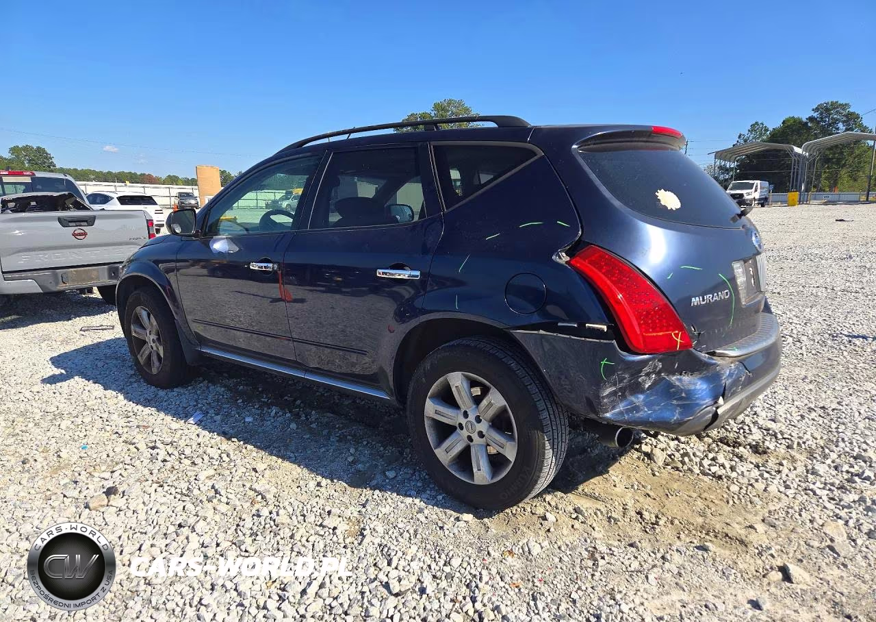 2006 Nissan Murano Sl VIN:JN8AZ08W96W532859 - 2