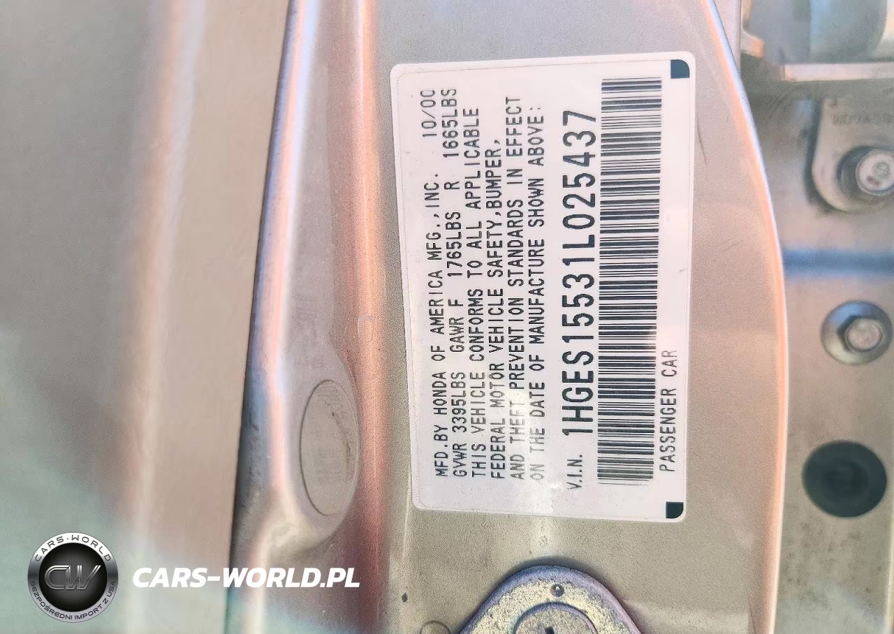 2001 Honda Civic Lx VIN:1HGES15531L025437 - 13