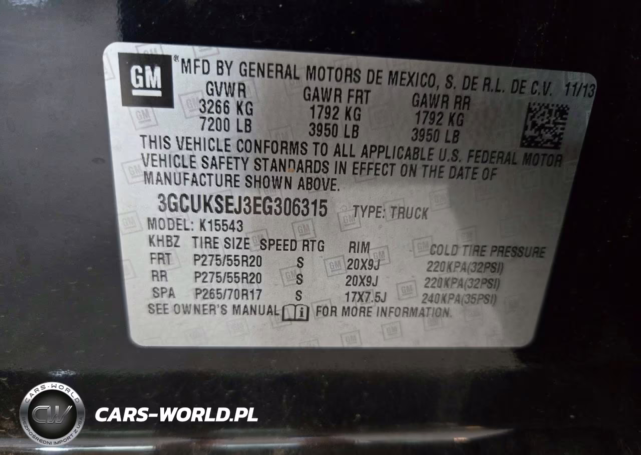 2014 Chevrolet Silverado K1500 Ltz VIN:3GCUKSEJ3EG306315 - 12