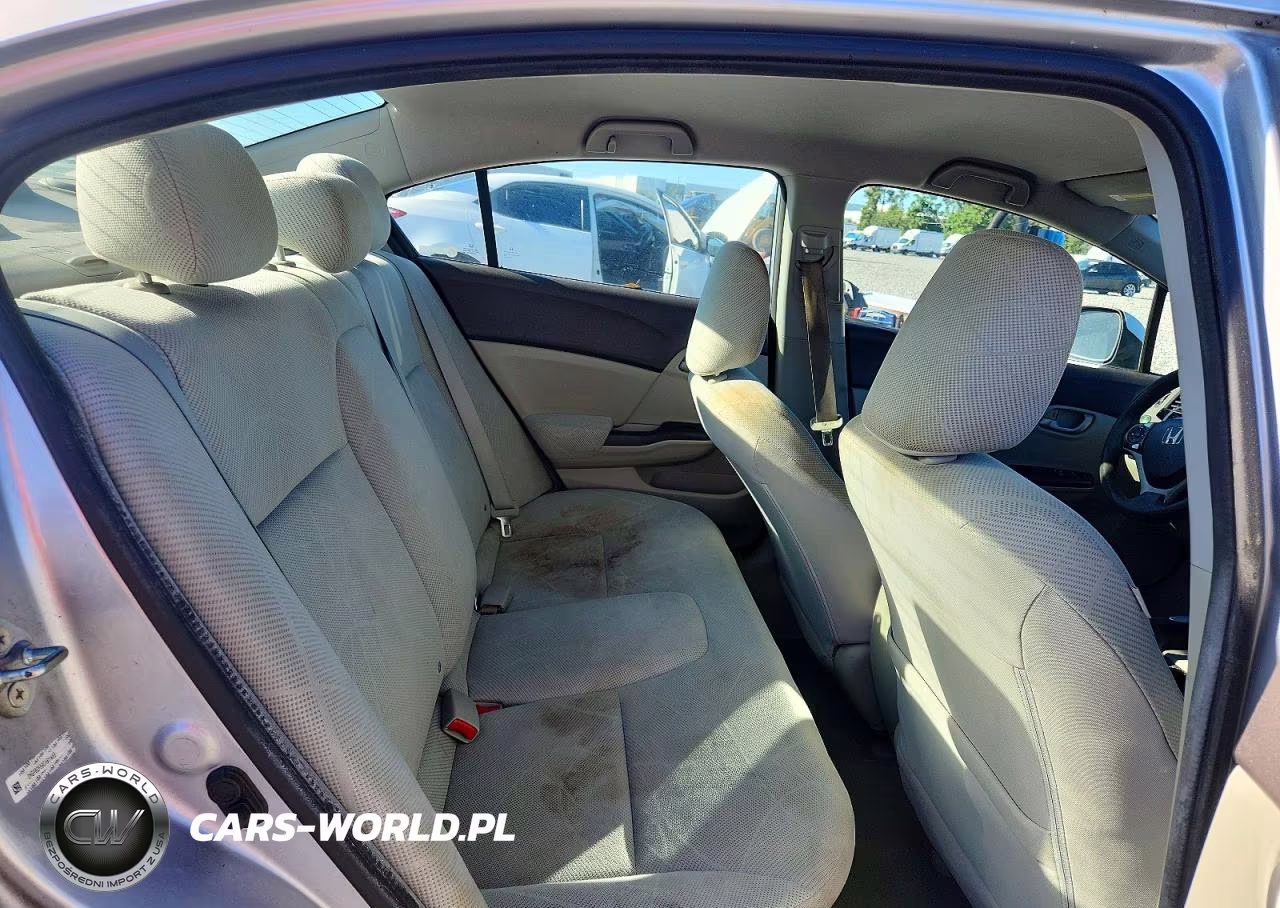 2012 Honda Civic Lx VIN:2HGFB2F59CH611455 - 10