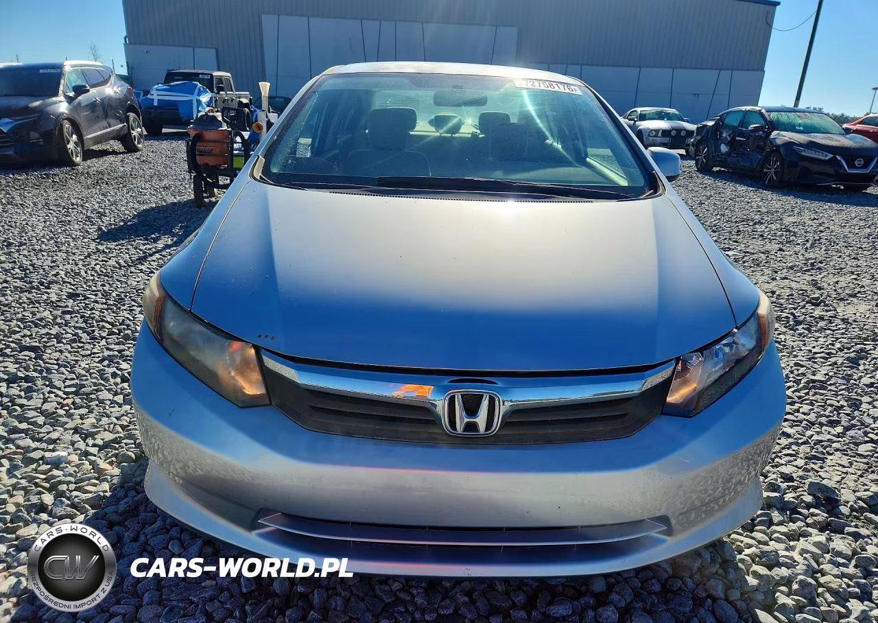 2012 Honda Civic Lx VIN:2HGFB2F59CH611455 - 5