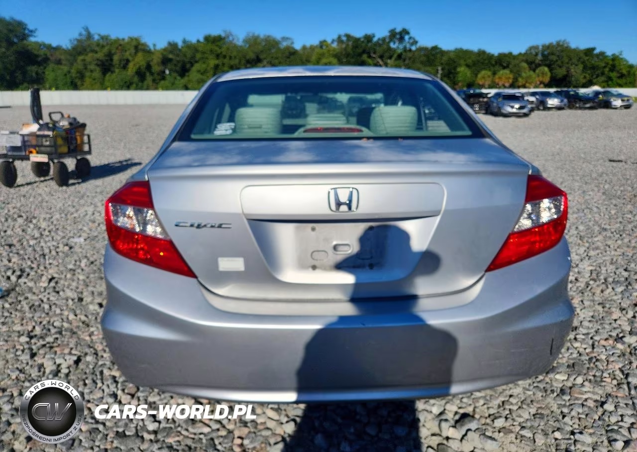 2012 Honda Civic Lx VIN:2HGFB2F59CH611455 - 6
