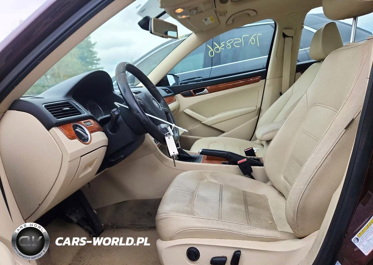 2012 Volkswagen Passat Se VIN:1VWBP7A35CC097430 - 7