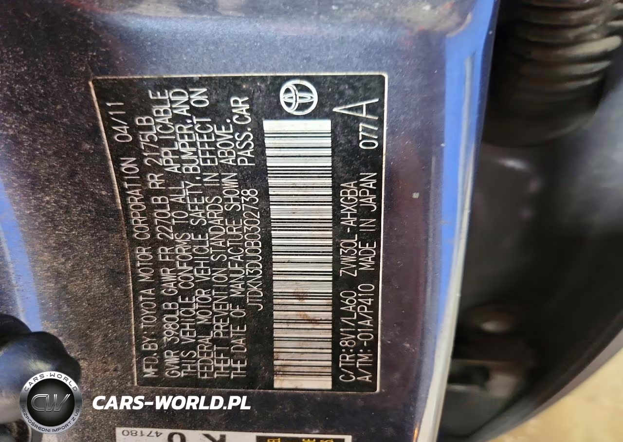 2011 Toyota Prius Five VIN:JTDKN3DU0B0302738 - 12