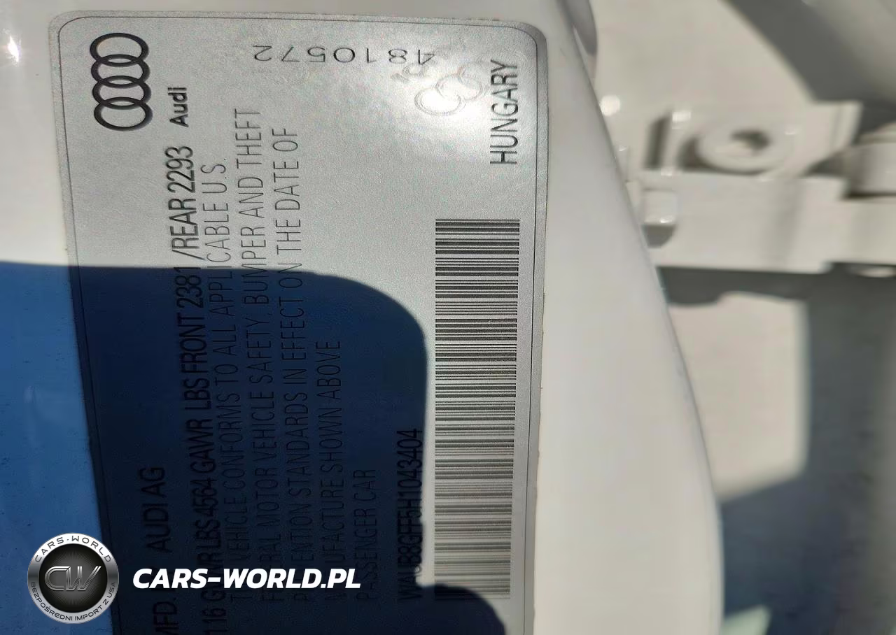 2017 Audi A3 Premium VIN:WAUB8GFF5H1043404 - 12