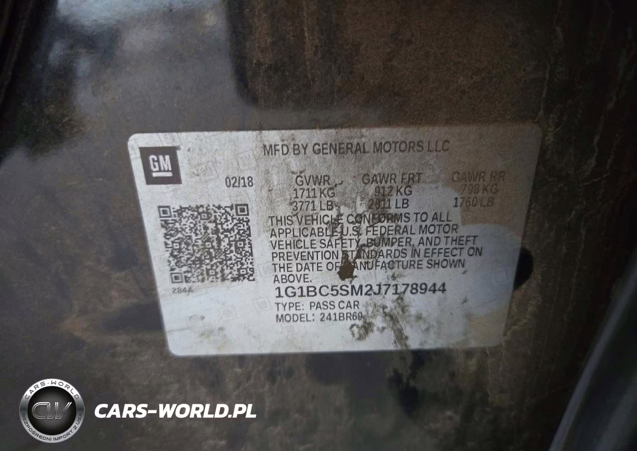 2018 Chevrolet Cruze Ls VIN:1G1BC5SM2J7178944 - 12