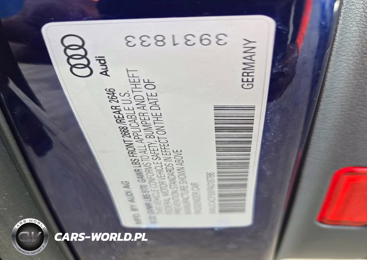 2023 Audi S5 Premium Plus VIN:WAUC4CF5XPA018786 - 12