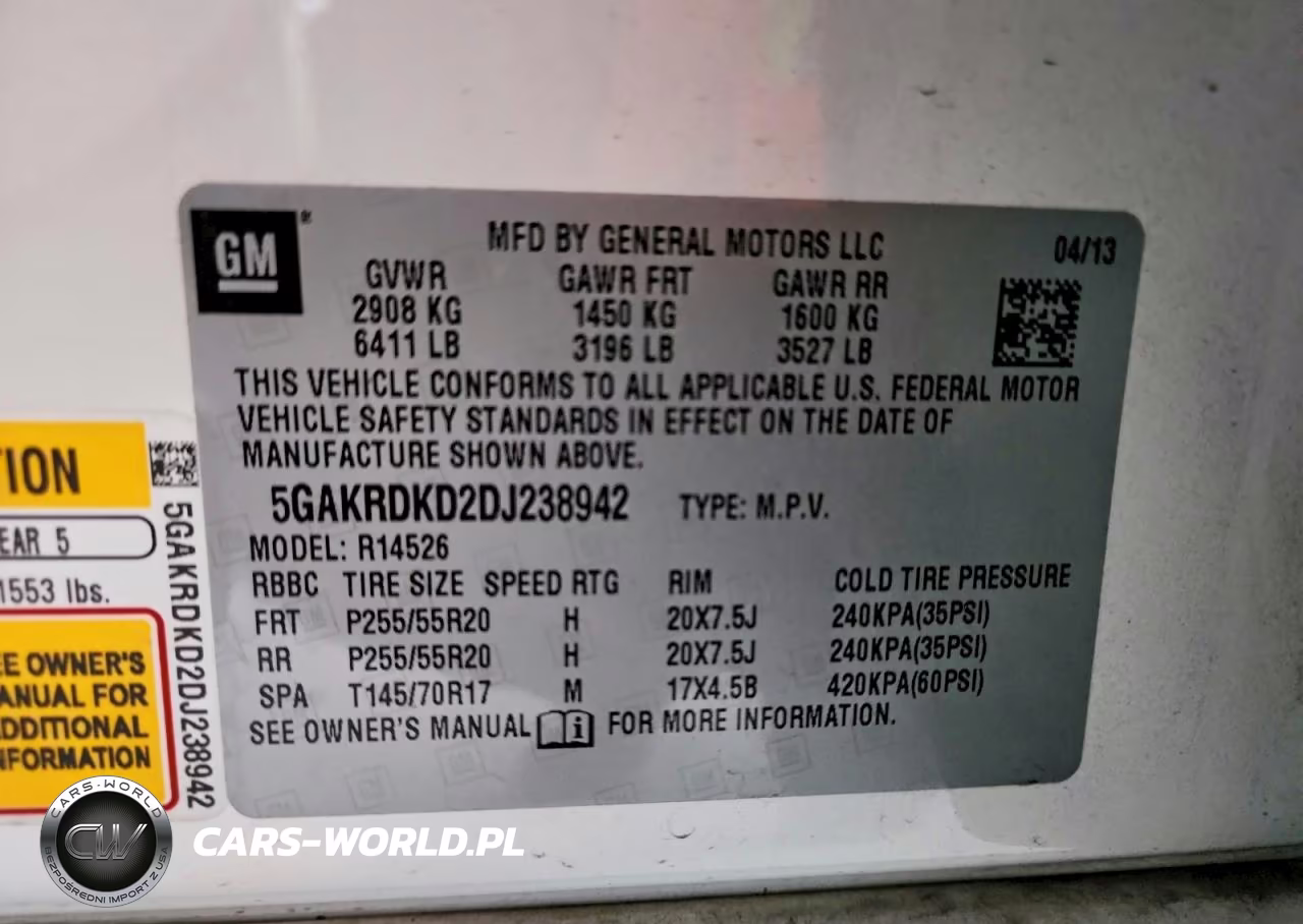 2013 Buick Enclave VIN:5GAKRDKD2DJ238942 - 13