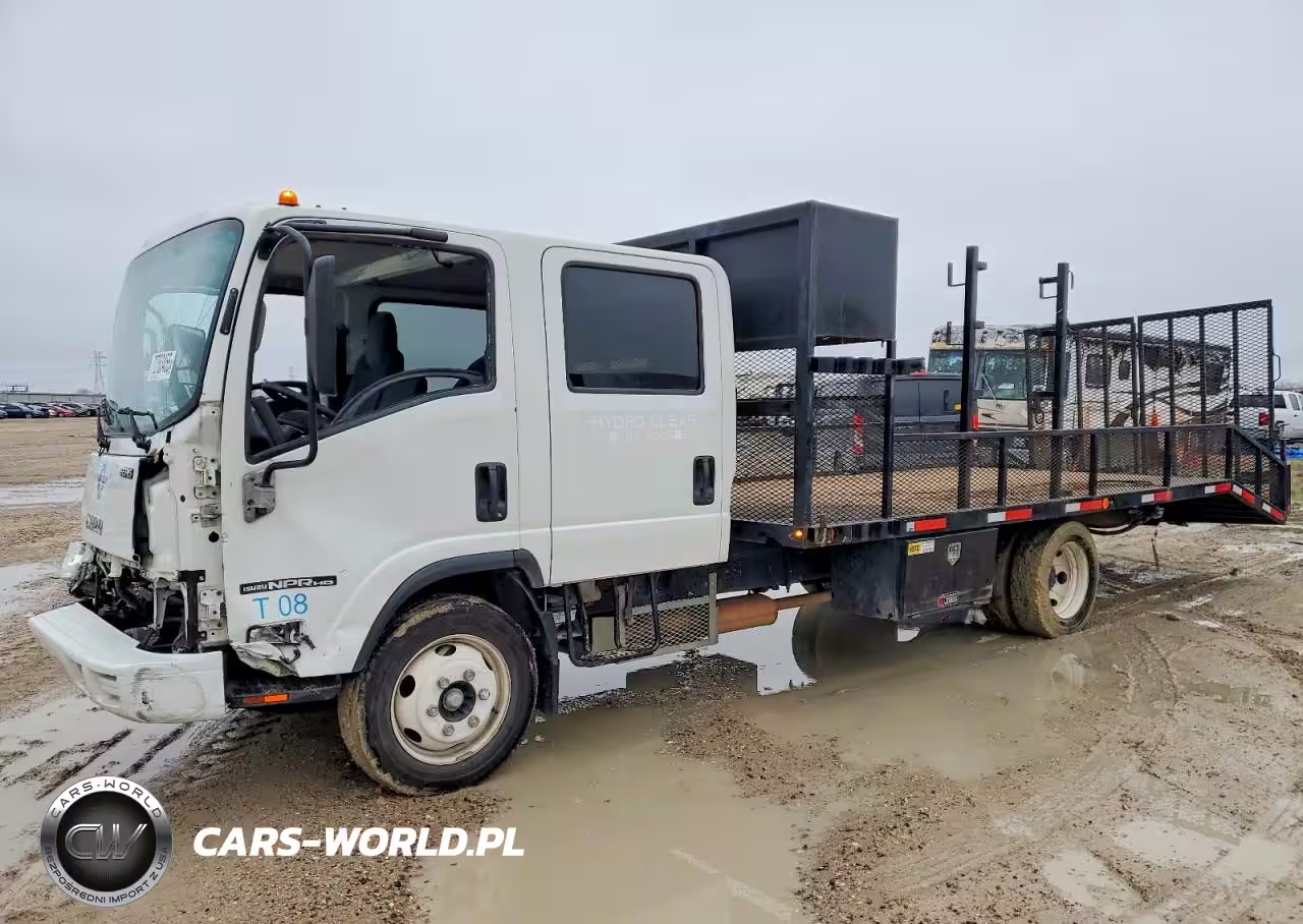 2024 Isuzu Npr Hd Crew Cab Flatbed Truck