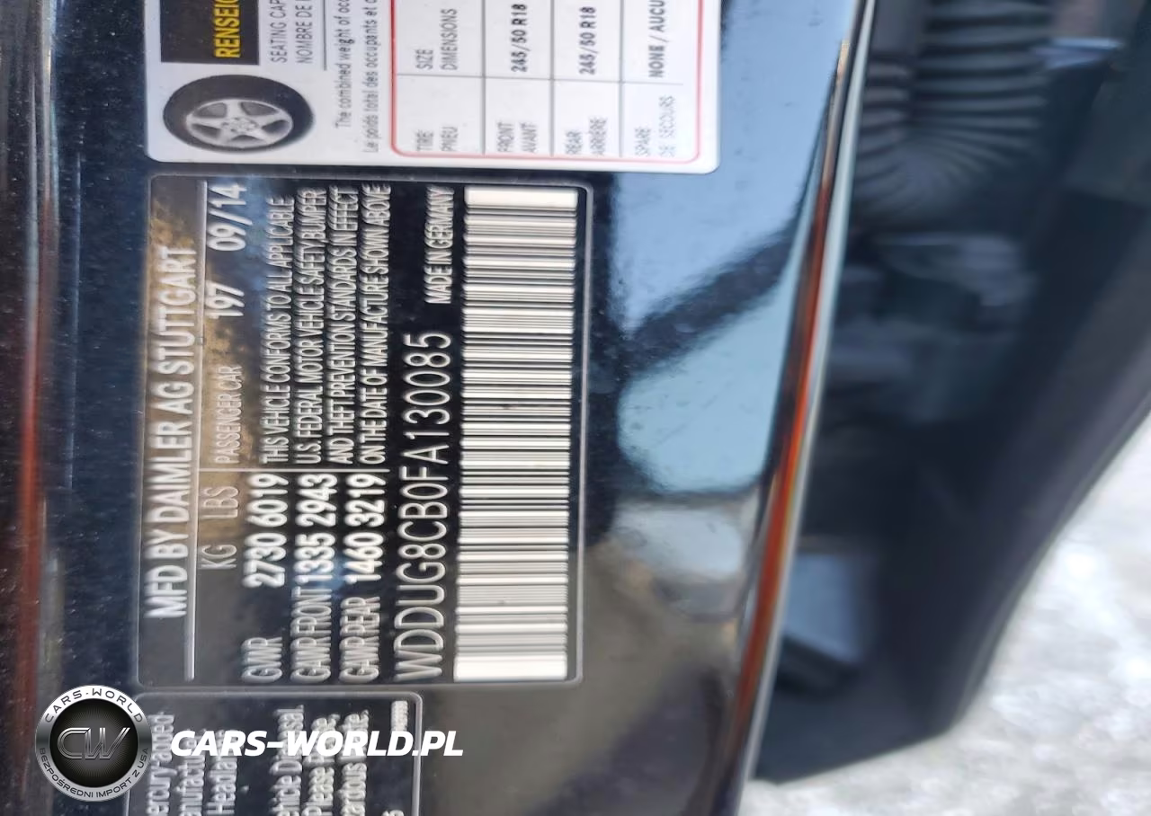 2015 Mercedes-Benz S 550 VIN:WDDUG8CB0FA130085 - 13