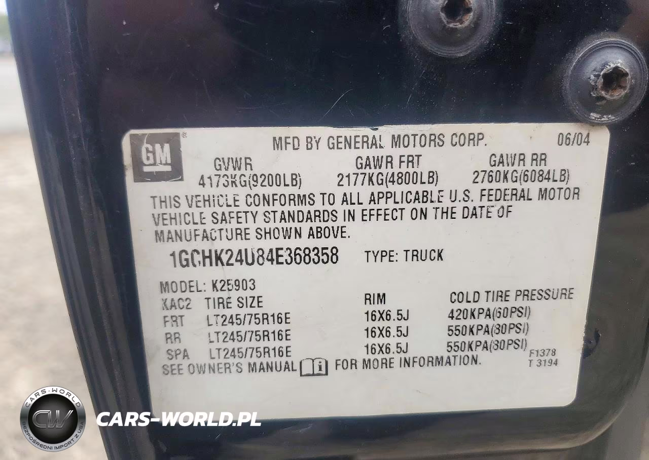 2004 Chevrolet Silverado K2500 Heavy Duty Dump Truck VIN:1GCHK24U84E368358 - 12
