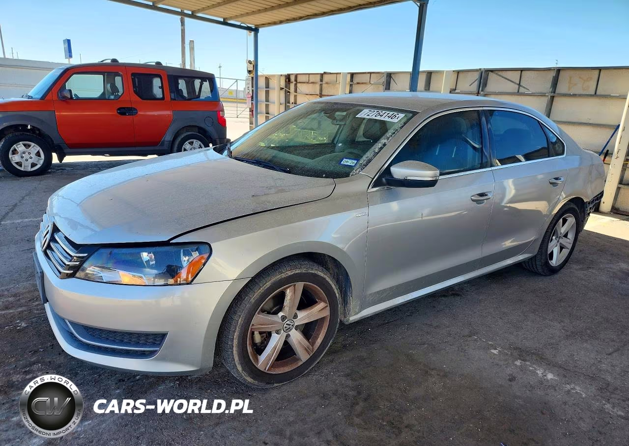 2014 Volkswagen Passat S VIN:1VWAT7A32EC043044 - 1