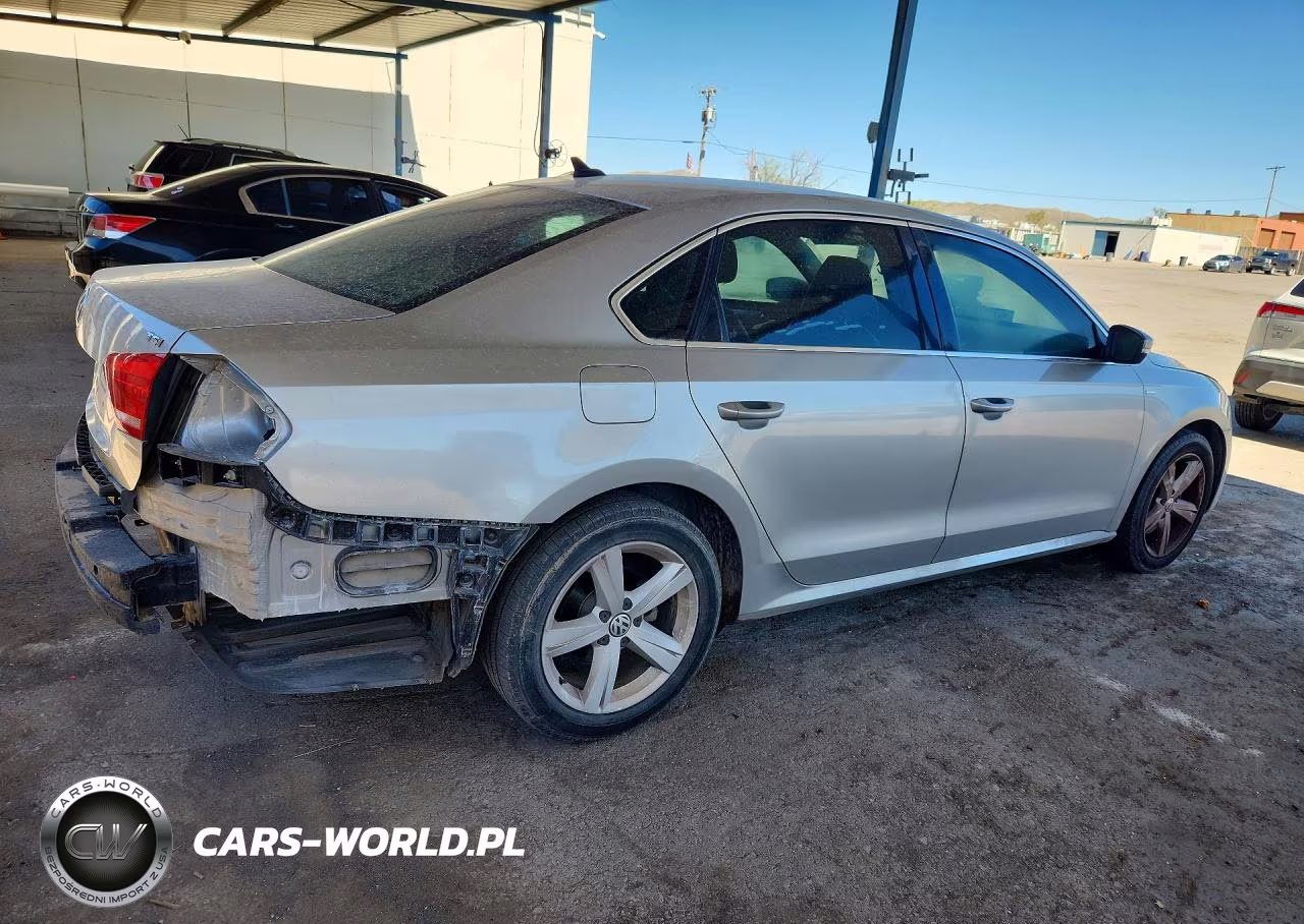 2014 Volkswagen Passat S VIN:1VWAT7A32EC043044 - 3