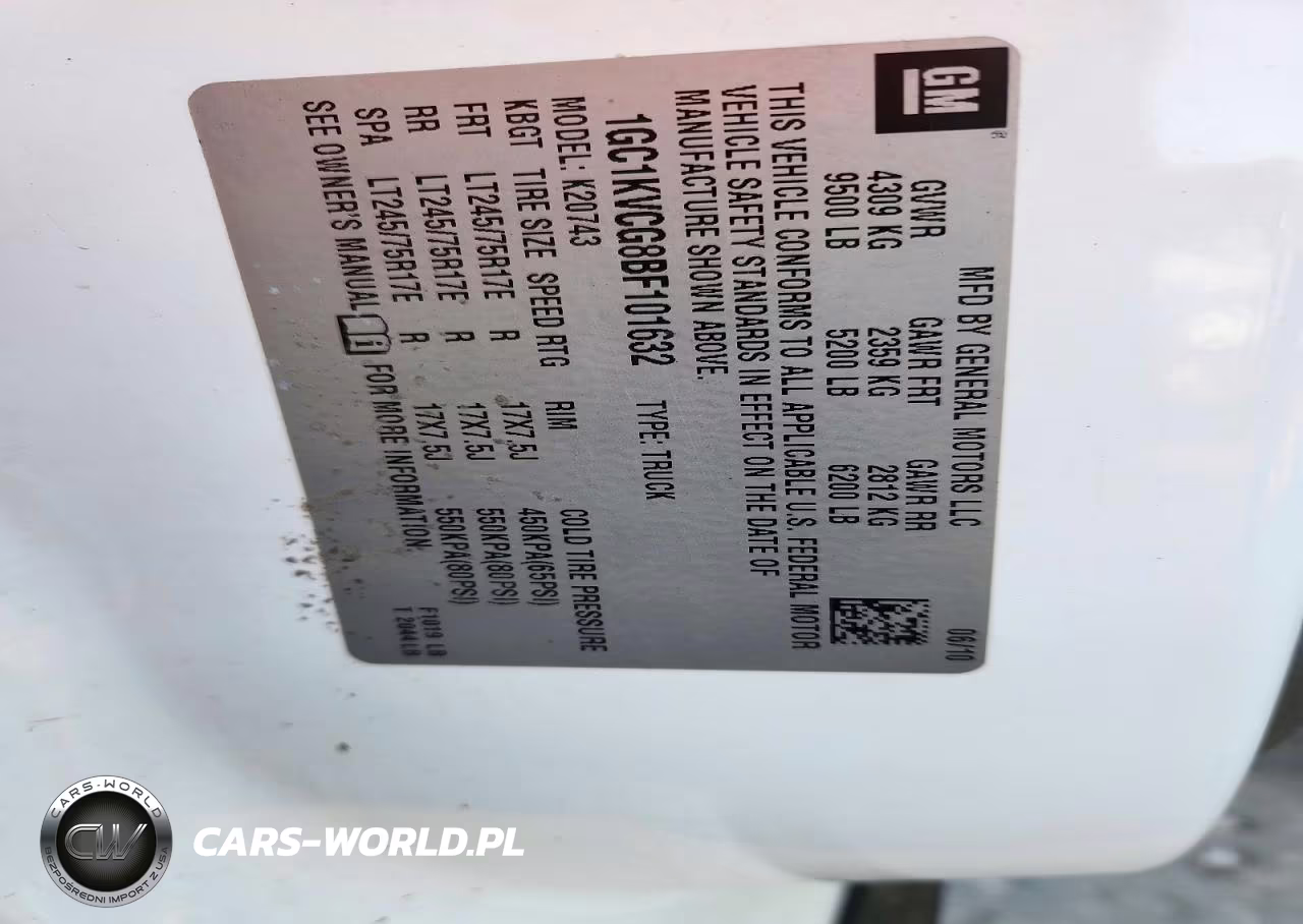 2011 Chevrolet Silverado K2500 Heavy Duty VIN:1GC1KVCG8BF101632 - 12