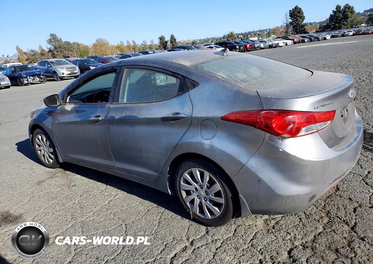 2013 Hyundai Elantra Gls VIN:5NPDH4AEXDH161640 - 2