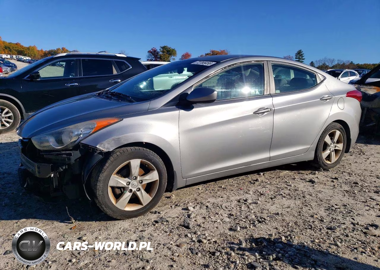 2013 Hyundai Elantra Gls VIN:KMHDH4AE6DU788255 - 1