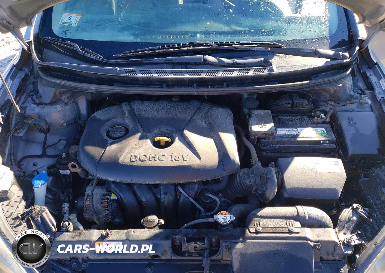 2013 Hyundai Elantra Gls VIN:KMHDH4AE6DU788255 - 11