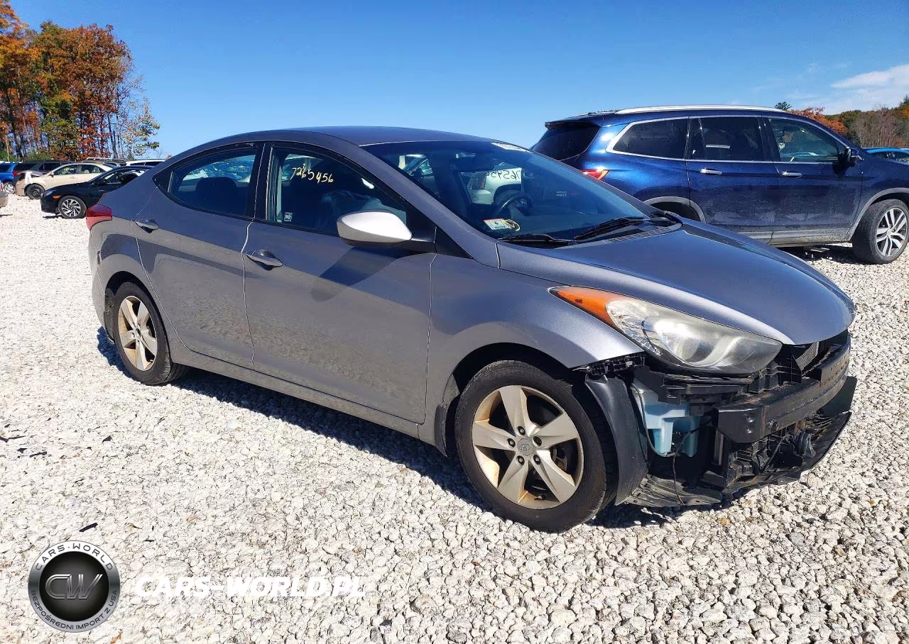 2013 Hyundai Elantra Gls VIN:KMHDH4AE6DU788255 - 4