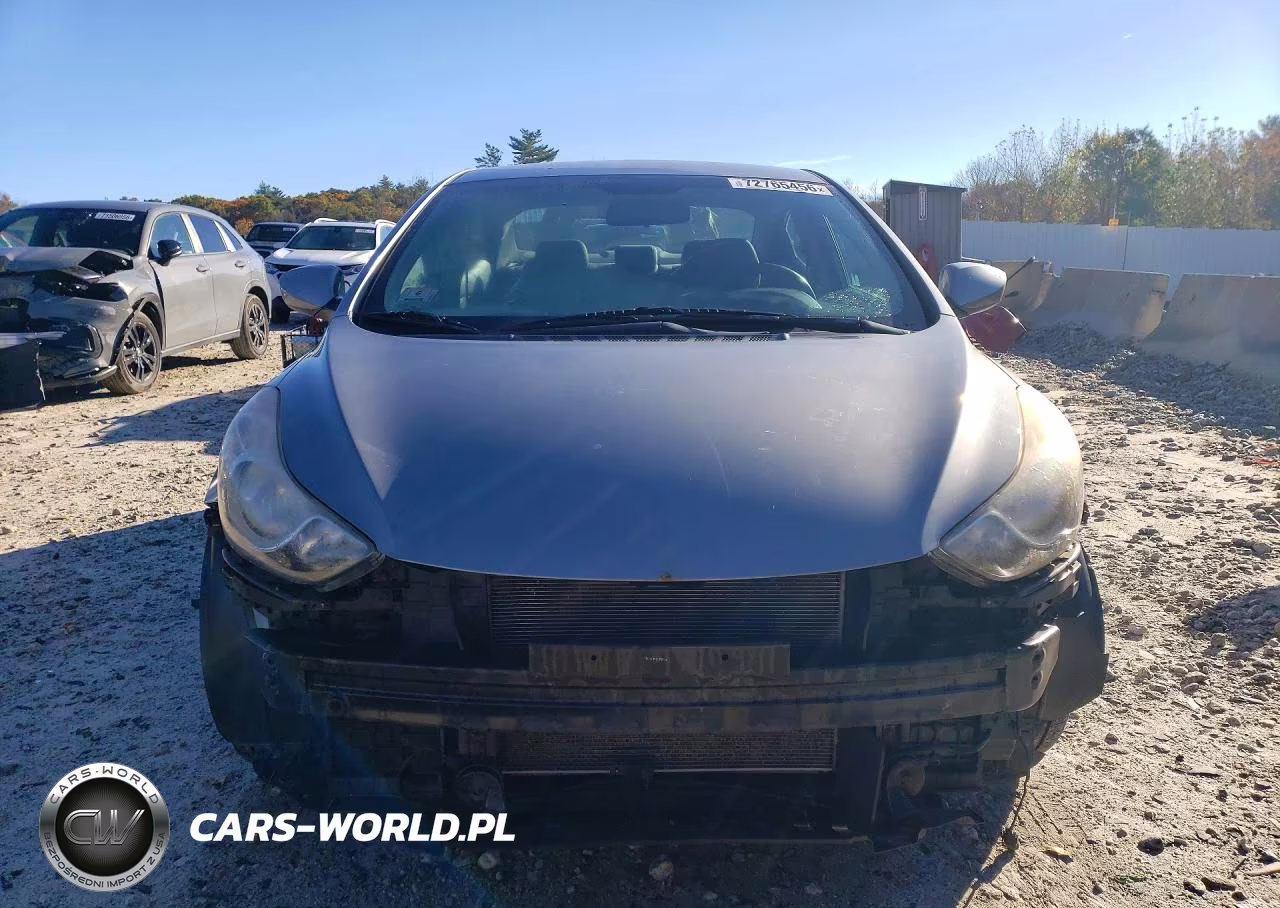2013 Hyundai Elantra Gls VIN:KMHDH4AE6DU788255 - 5