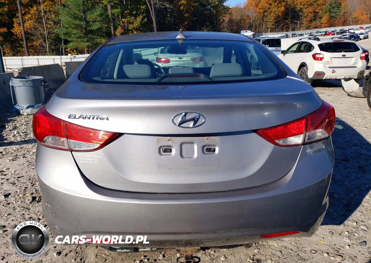 2013 Hyundai Elantra Gls VIN:KMHDH4AE6DU788255 - 6