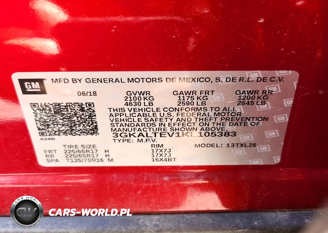 2019 GMC TERRAIN SLE VIN:3GKALTEV1KL105383 - 14