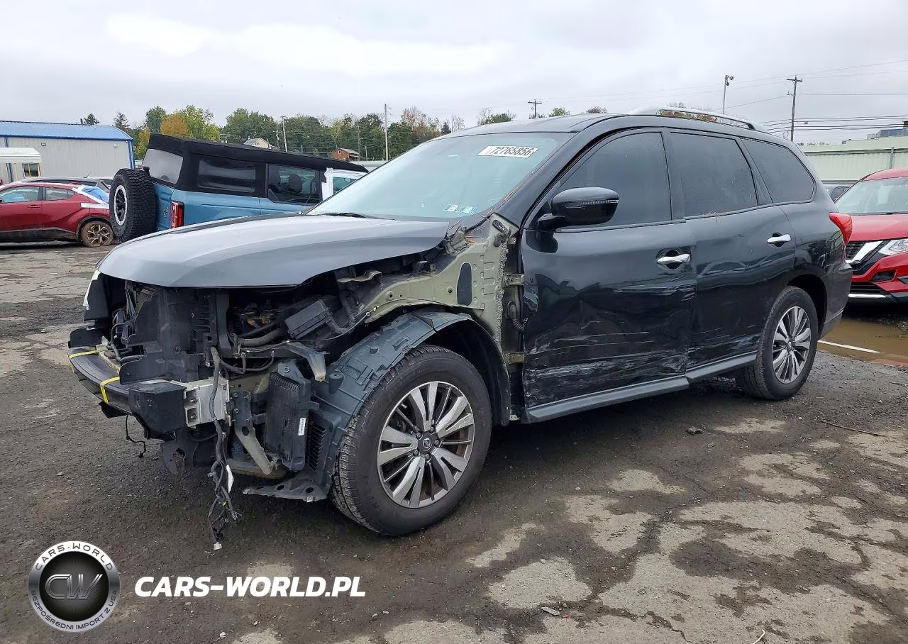 2018 Nissan Pathfinder Sv VIN:5N1DR2MM2JC618447 - 1