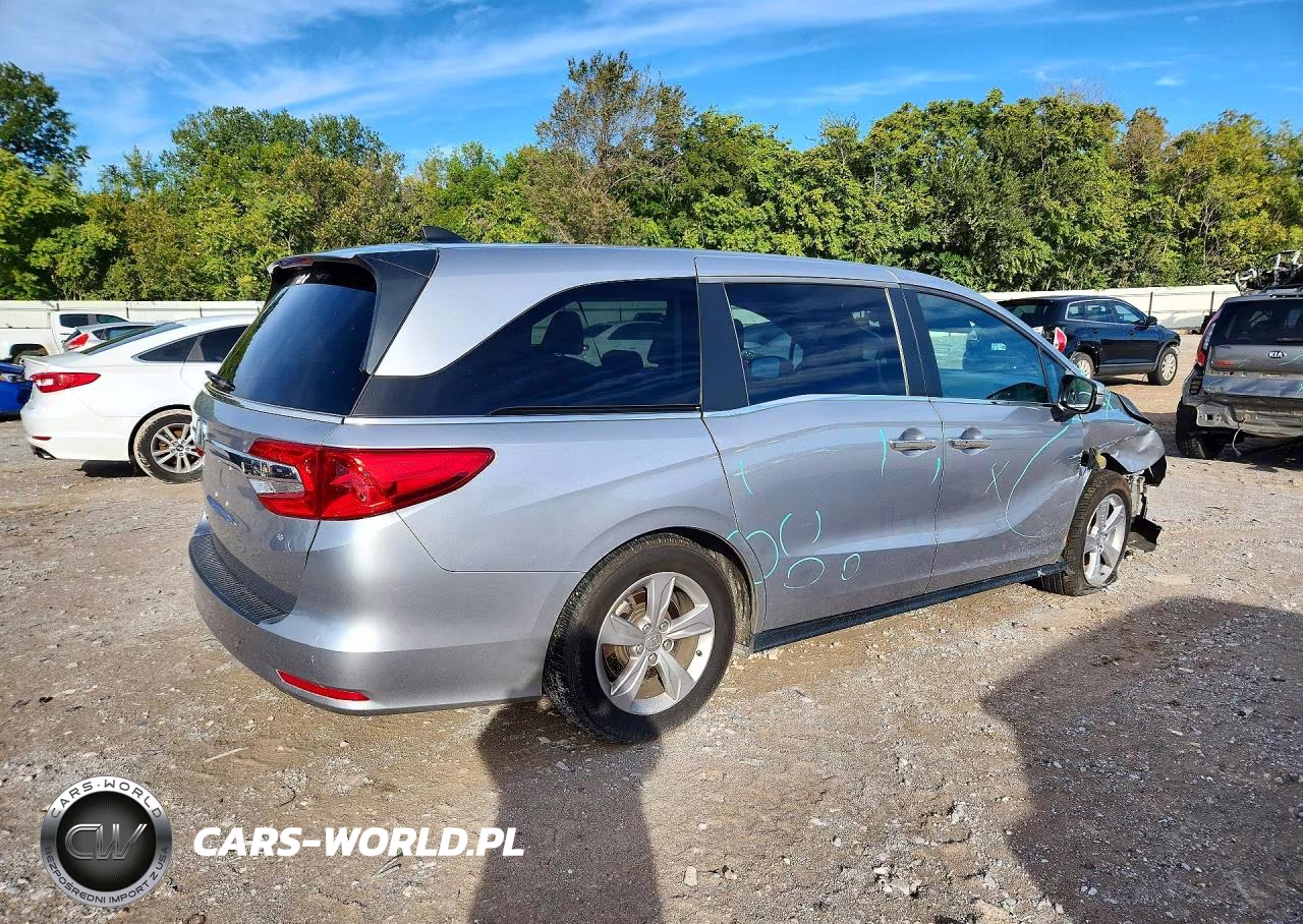 2019 Honda Odyssey Exl VIN:5FNRL6H73KB022677 - 3