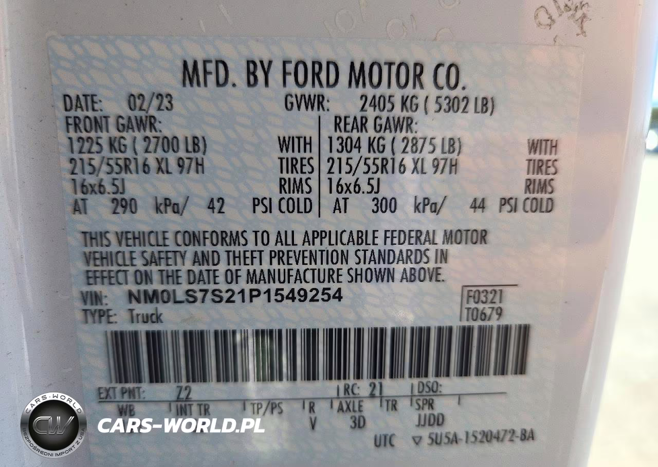 2023 Ford Transit Connect Xl Delivery Van VIN:NM0LS7S21P1549254 - 12