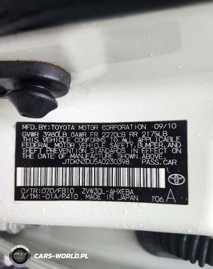 2010 Toyota Prius Iii VIN:JTDKN3DU5A0230398 - 12