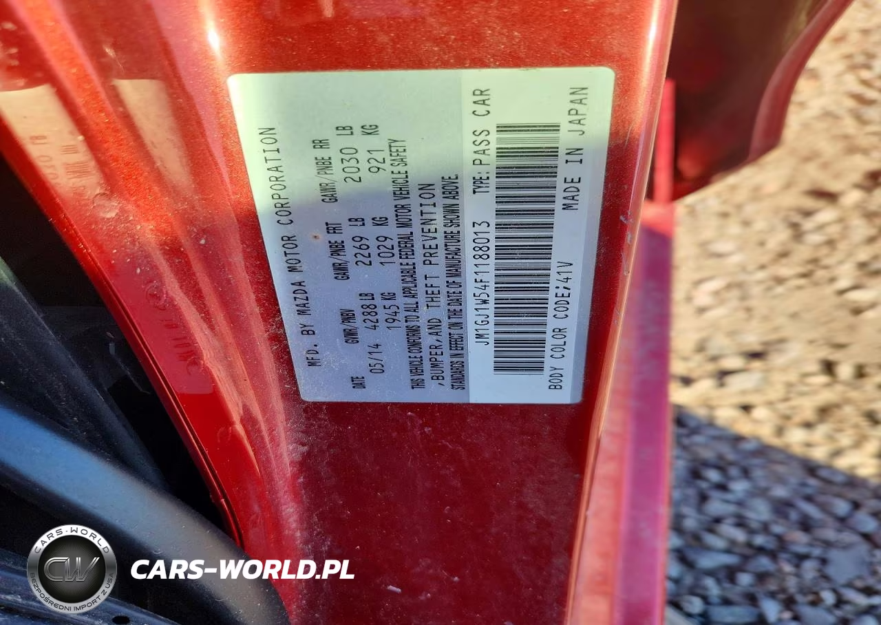 2015 Mazda 6 Grand Touring VIN:JM1GJ1W54F1188013 - 12