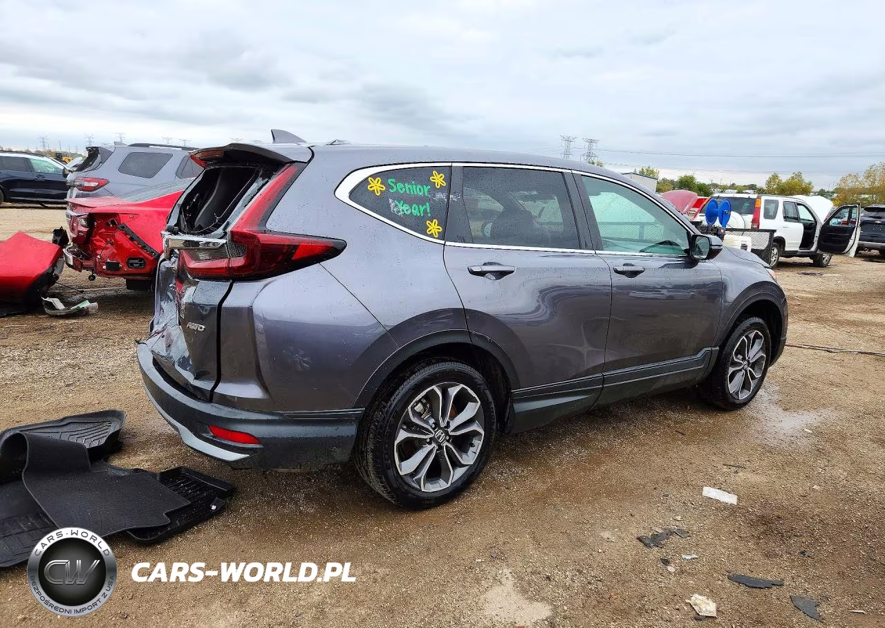 2022 Honda Cr-V Ex VIN:2HKRW2H54NH651529 - 3